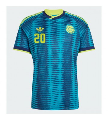 Colombia Juan Fernando Quintero #20 Udebanetrøje VM 2026 Kortærmet
